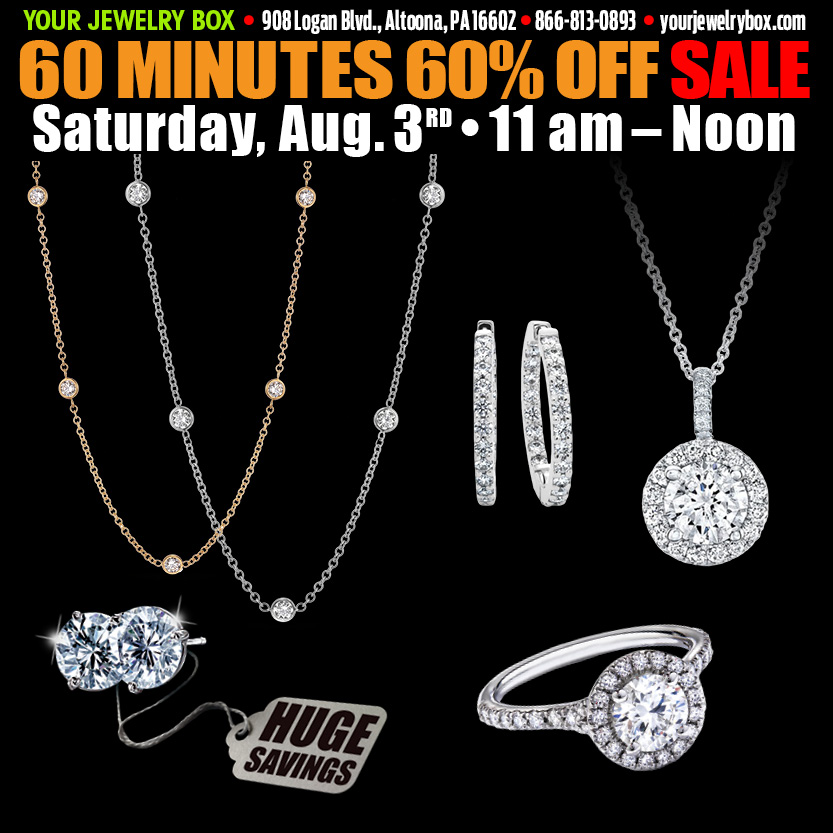 Diamond & Gemstone Jewelry Pre Shop on Friday So You Know What you would like Saturday! Your Jewelry Box Altoona, PA